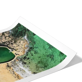 Papier d'art seul avec marge blanche